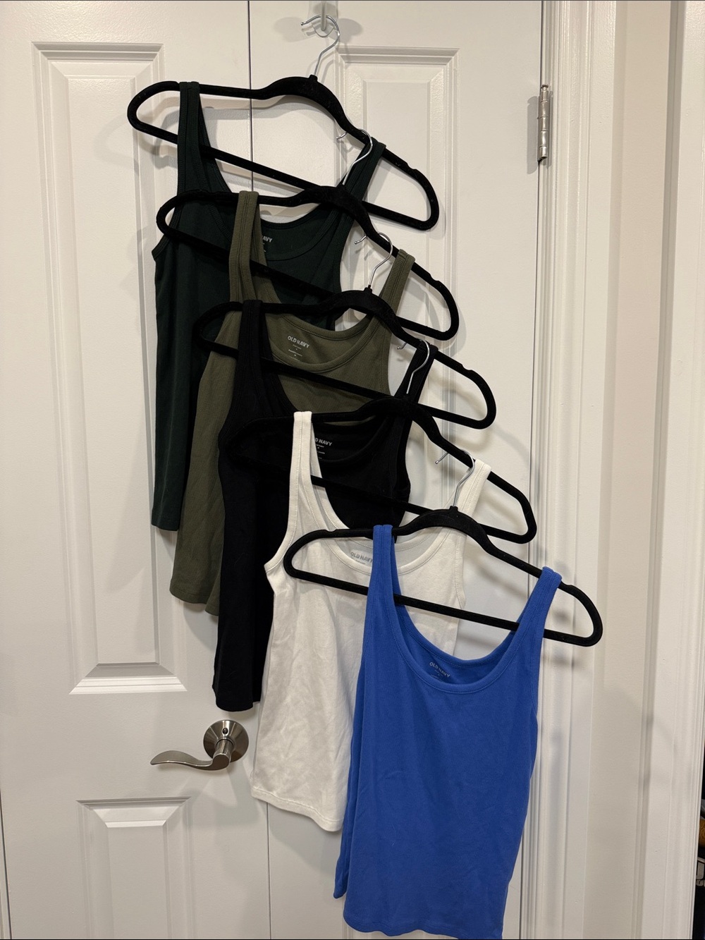 Lot of 5 Women’s Ribbed Tank Tops - Assorted Colors